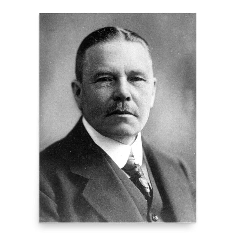 Arvid Lindman poster print, in size 18x24 inches.