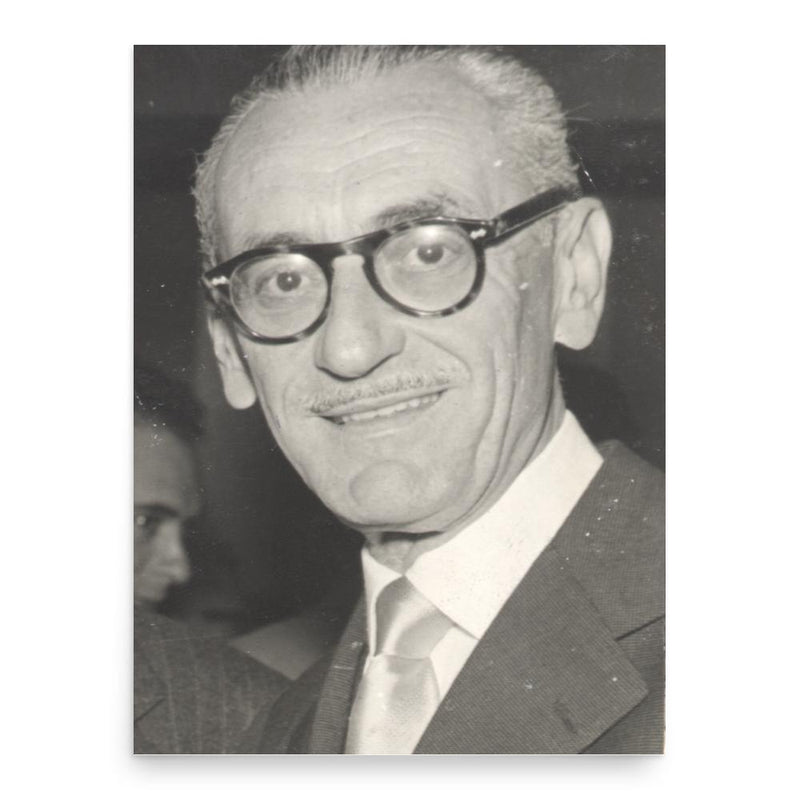 Ary Barroso poster print, in size 18x24 inches.