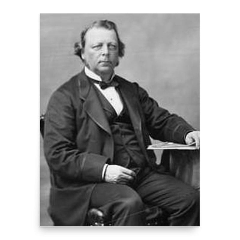 Asa Belknap Foster poster print, in size 18x24 inches.