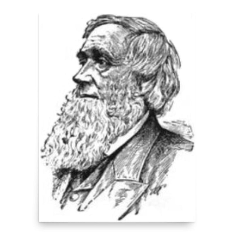 Asa Mahan poster print, in size 18x24 inches.