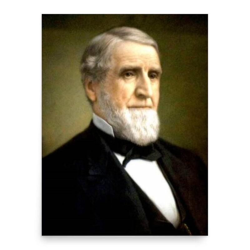 Asa Packer poster print, in size 18x24 inches.