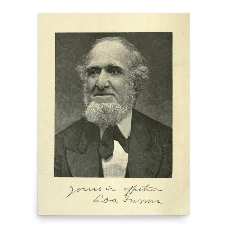 Asa Turner poster print, in size 18x24 inches.