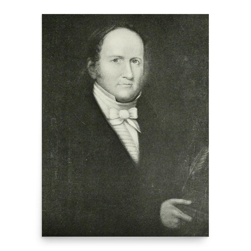 Asahel Stearns poster print, in size 18x24 inches.