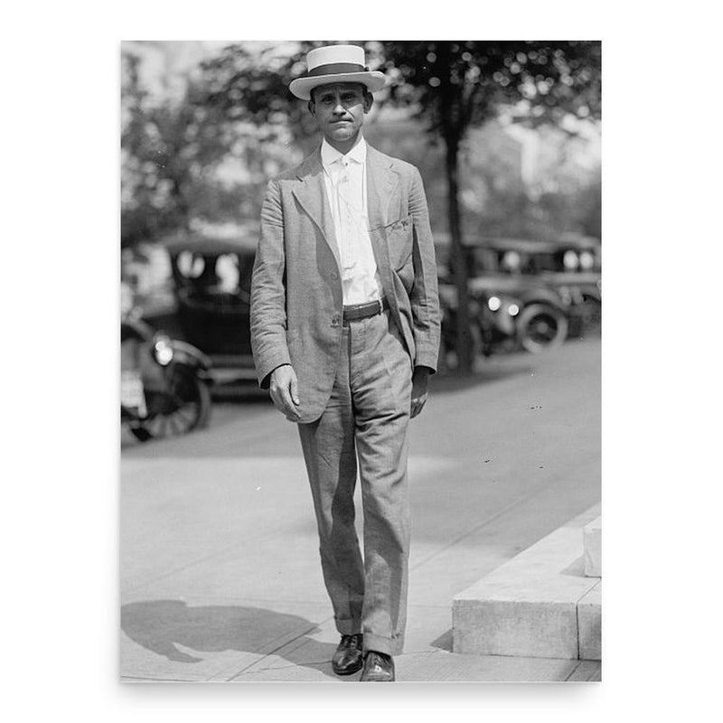 Asbury Francis Lever poster print, in size 18x24 inches.