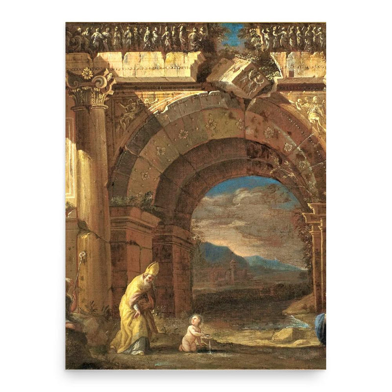 Ascanio Luciano poster print, in size 18x24 inches.