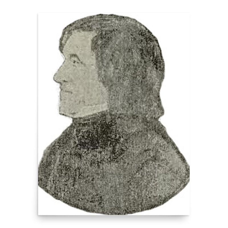 Asgaut Olsen Regelstad poster print, in size 18x24 inches.