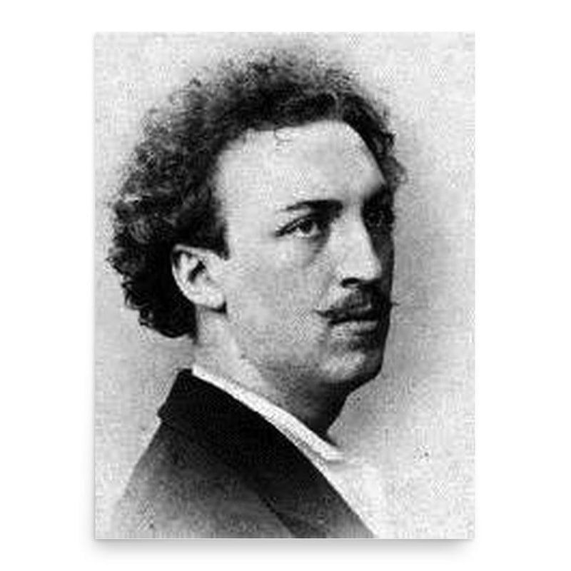 Asger Hamerik poster print, in size 18x24 inches.