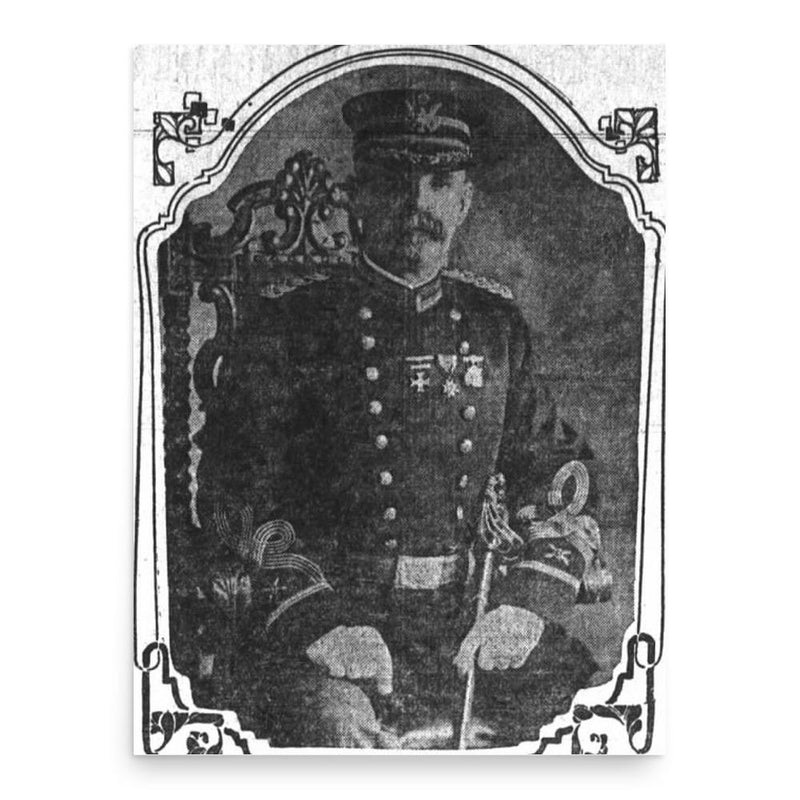 Asher Clayton Taylor poster print, in size 18x24 inches.