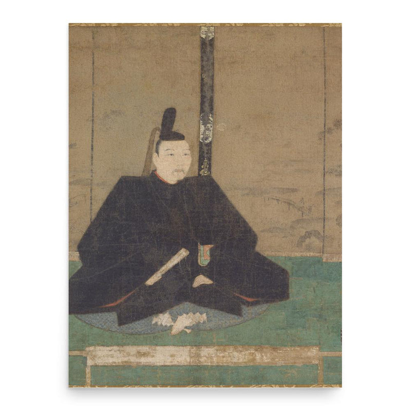 Ashikaga Yoshimasa poster print, in size 18x24 inches.