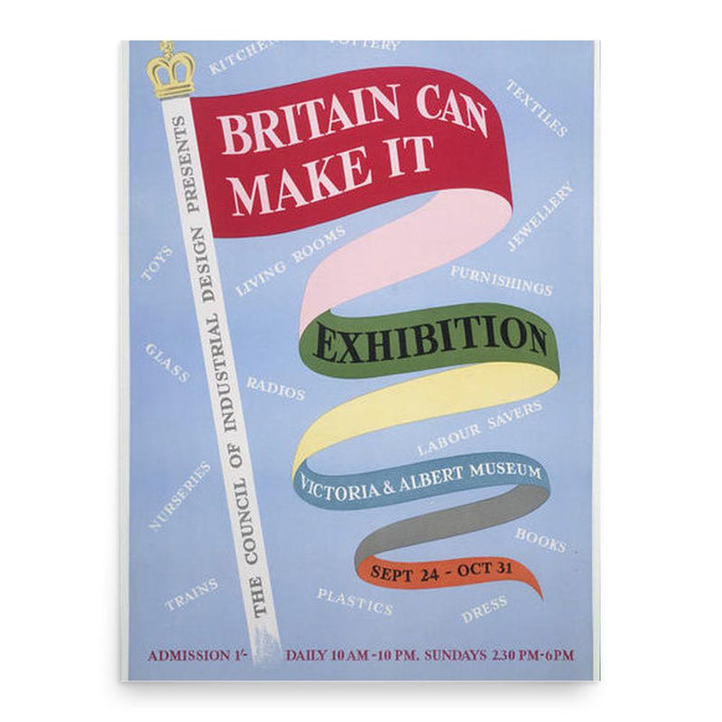 Ashley Havinden poster print, in size 18x24 inches.