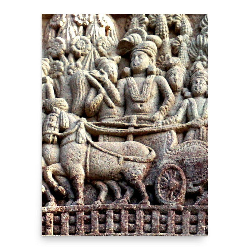 Ashoka poster print, in size 18x24 inches.