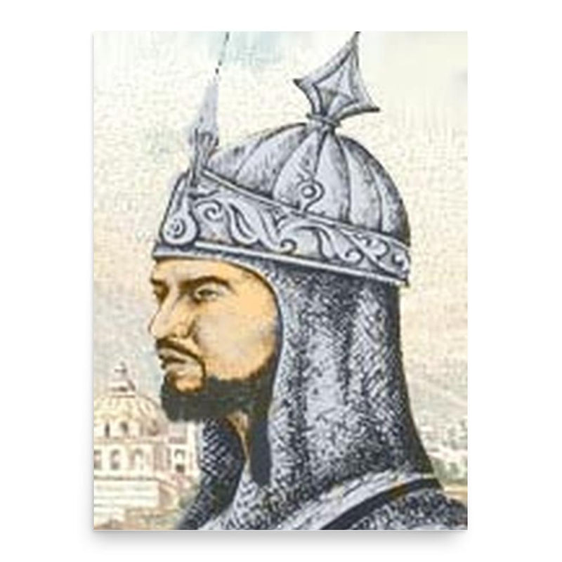 Ashraf Hotak poster print, in size 18x24 inches.