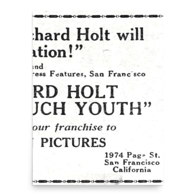 Ashton Dearholt poster print, in size 18x24 inches.