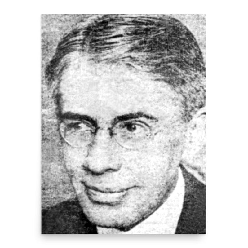 Ashton Stevens poster print, in size 18x24 inches.