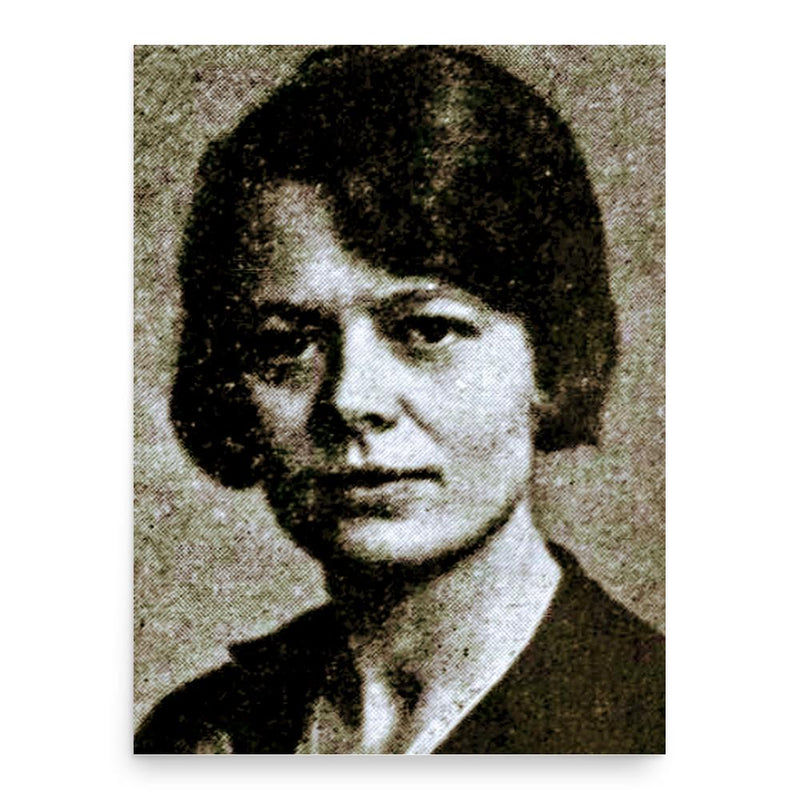 Aslaug Blytt poster print, in size 18x24 inches.