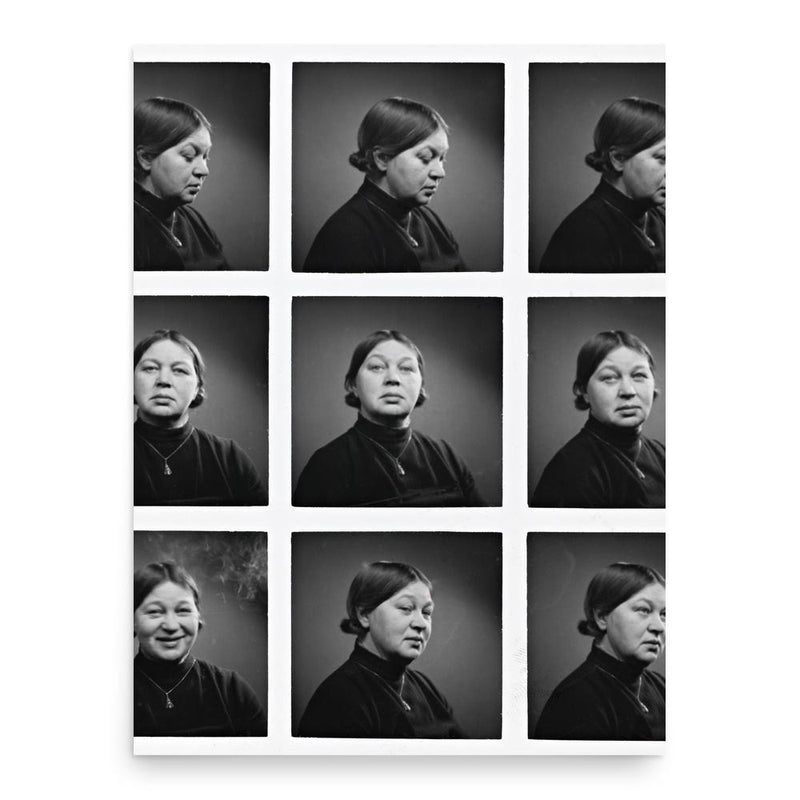 Aslaug Vaa poster print, in size 18x24 inches.