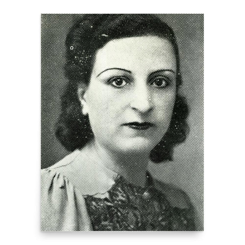 Asma Tubi poster print, in size 18x24 inches.