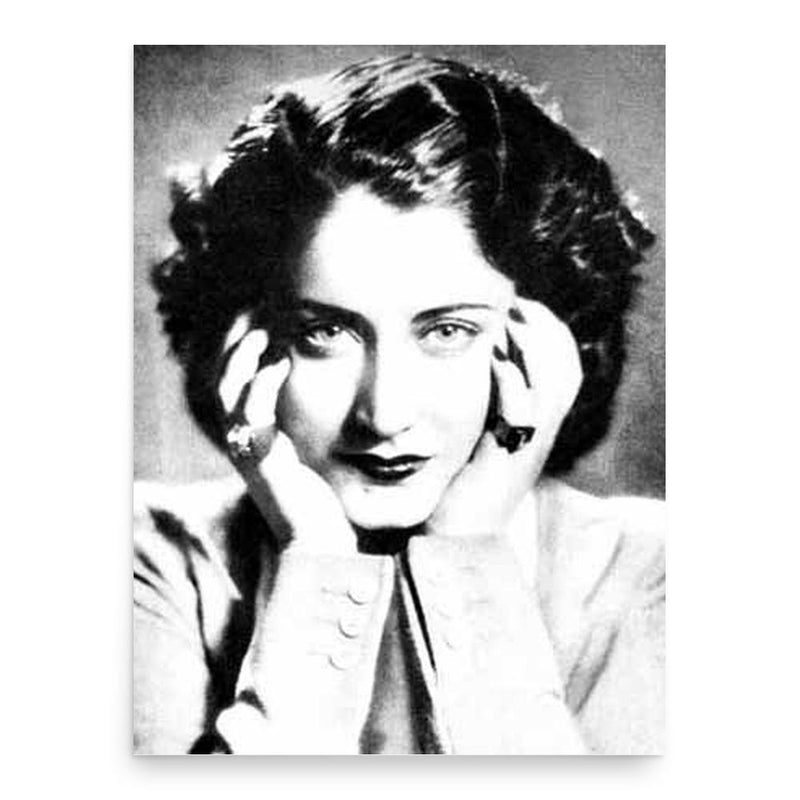 Asmahan poster print, in size 18x24 inches.