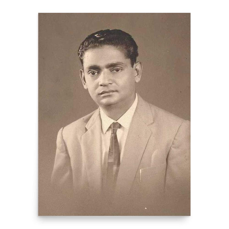 Asoka Karunaratne poster print, in size 18x24 inches.