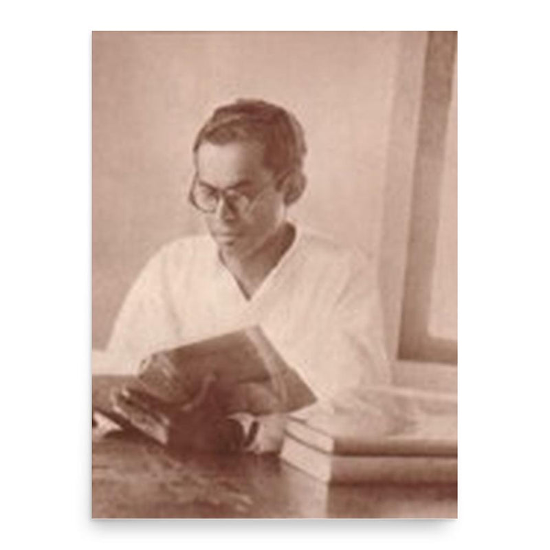 Asoka Weeraratna poster print, in size 18x24 inches.