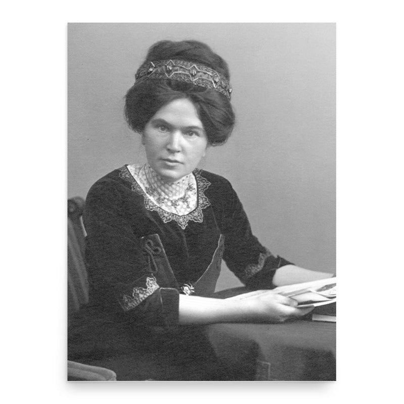 Aspazija poster print, in size 18x24 inches.