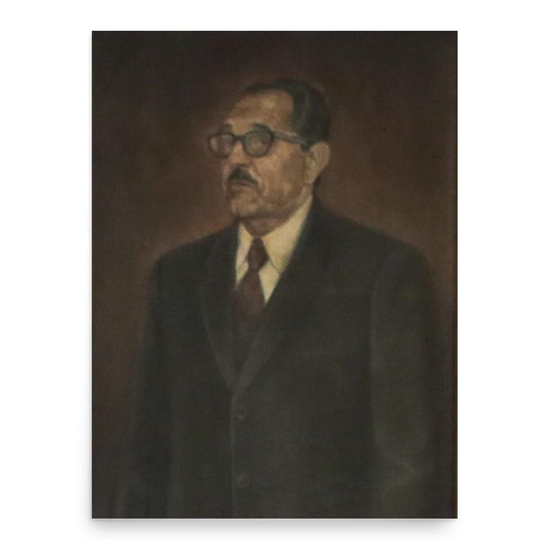 Assad Bucaram poster print, in size 18x24 inches.