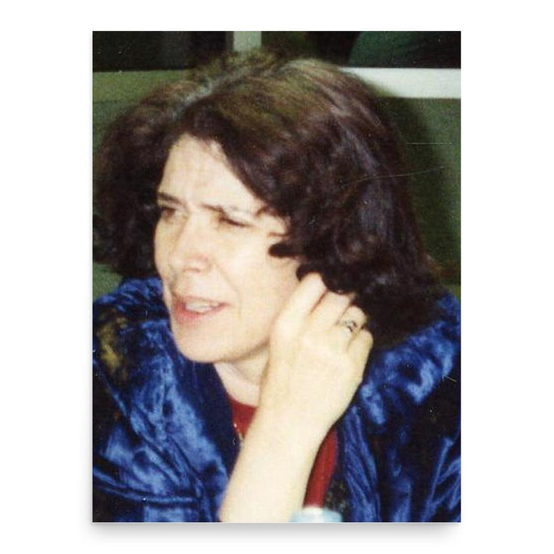 Assia Djebar poster print, in size 18x24 inches.