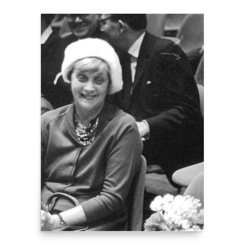 Astri Taube poster print, in size 18x24 inches.