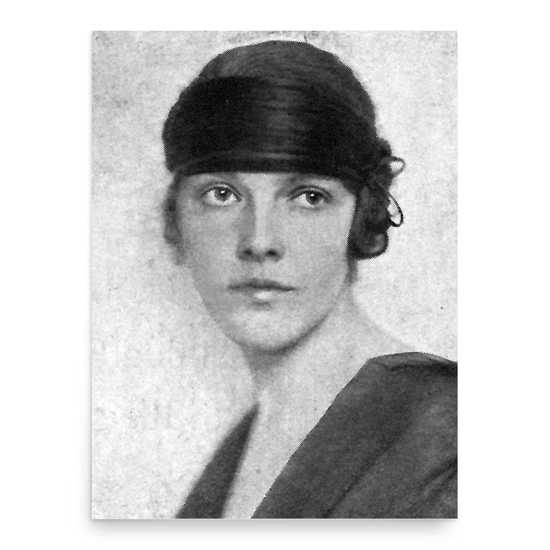 Astrid Holm poster print, in size 18x24 inches.