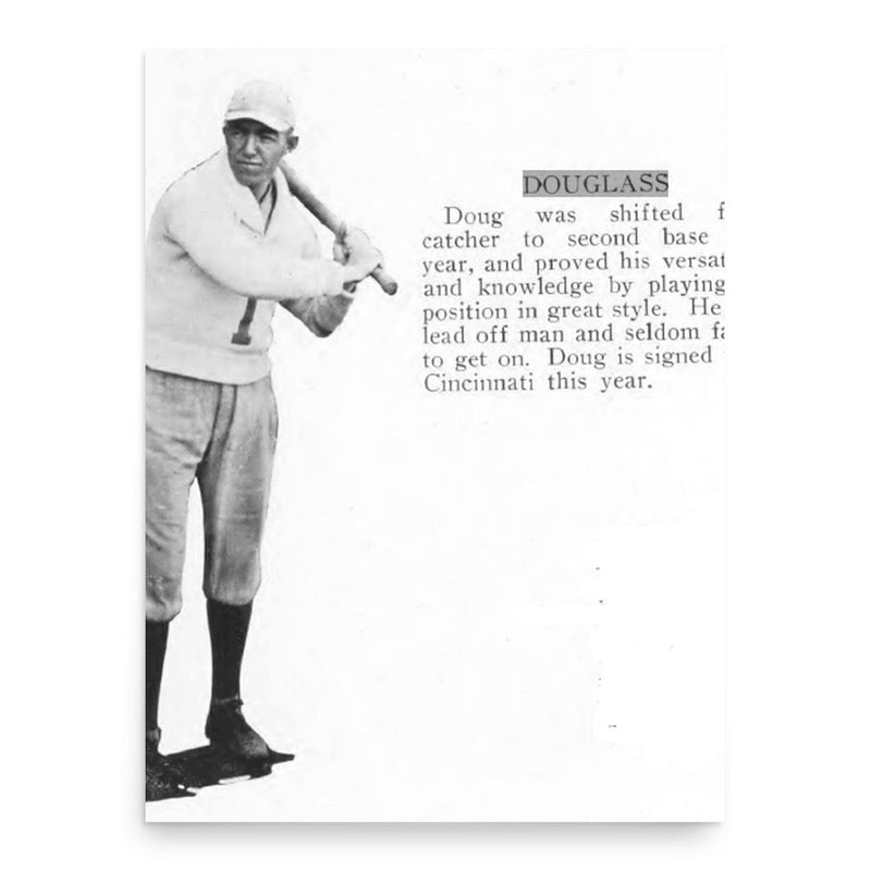 Astyanax Douglass poster print, in size 18x24 inches.