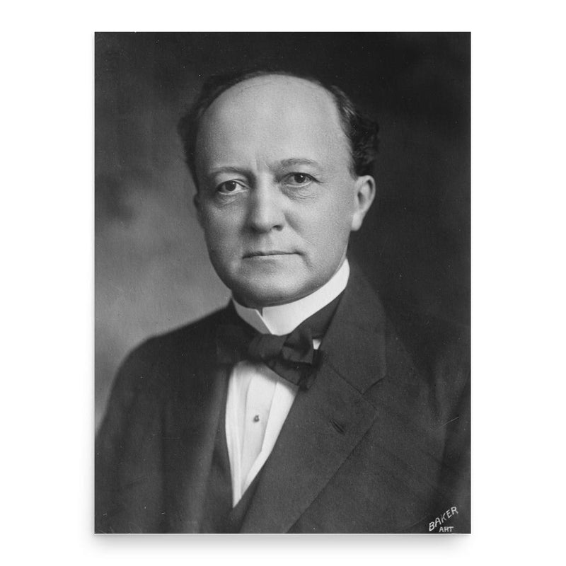 Atlee Pomerene poster print, in size 18x24 inches.