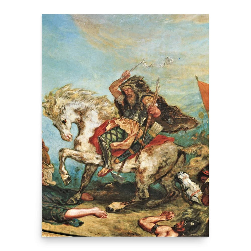 Attila the Hun poster print, in size 18x24 inches.