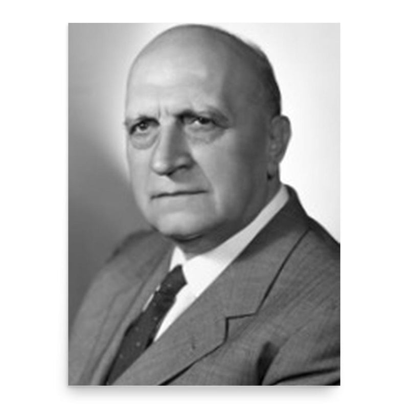 Attilio Piccioni poster print, in size 18x24 inches.