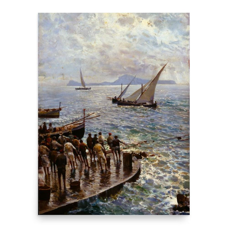 Attilio Pratella poster print, in size 18x24 inches.