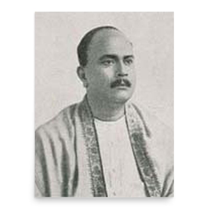 Atul Prasad Sen poster print, in size 18x24 inches.
