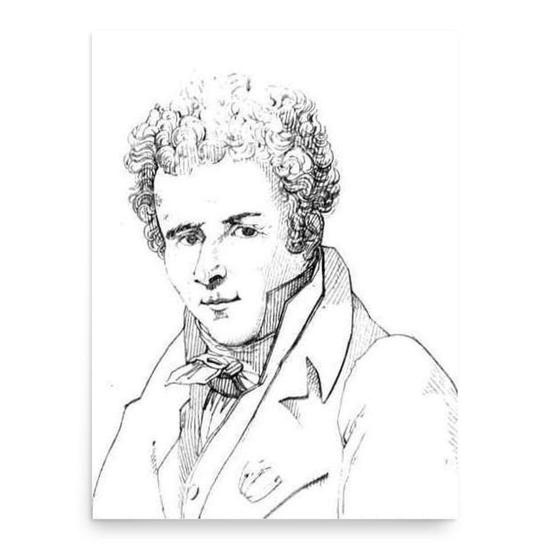 Aubin-Louis Millin de Grandmaison poster print, in size 18x24 inches.