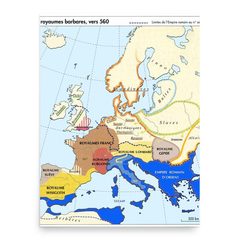 Audoin poster print, in size 18x24 inches.