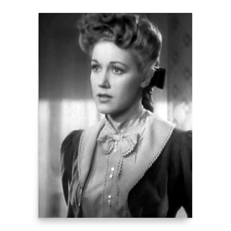 Audrey Long poster print, in size 18x24 inches.