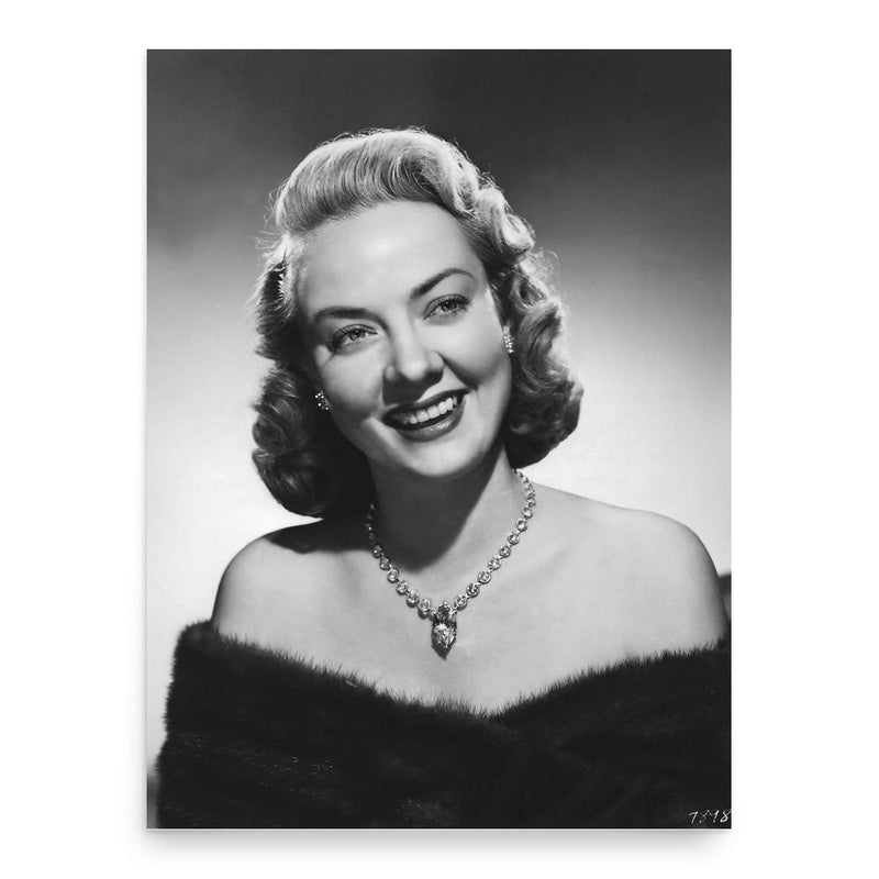 Audrey Totter poster print, in size 18x24 inches.