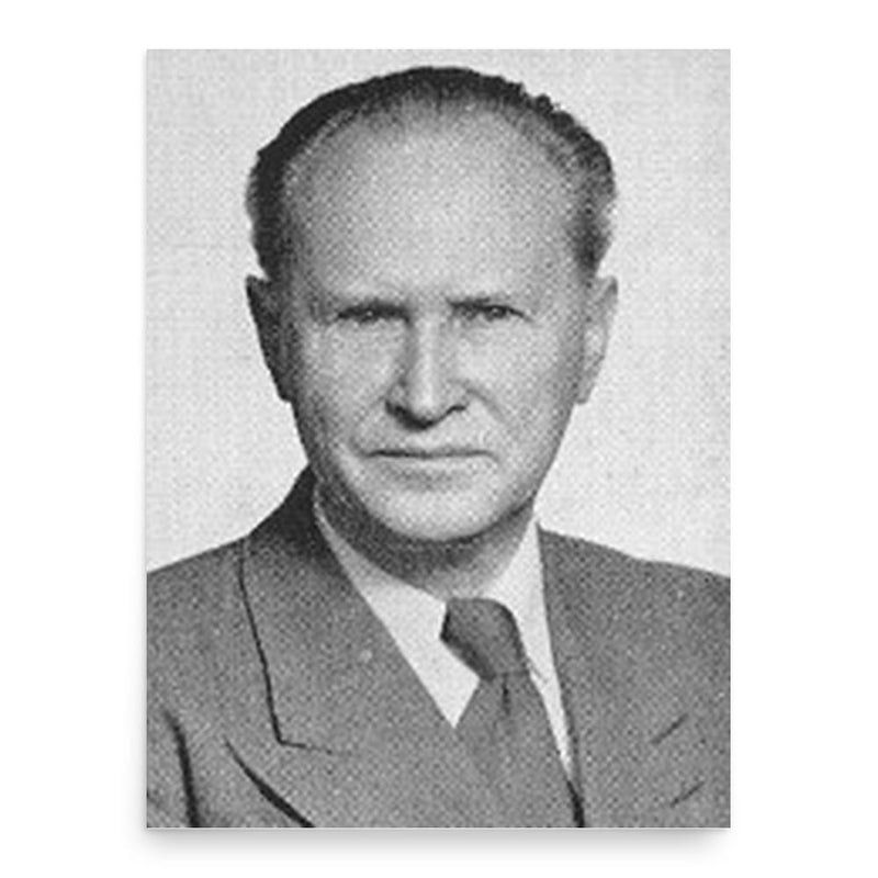 Audun Munthe-Kaas Hierman poster print, in size 18x24 inches.