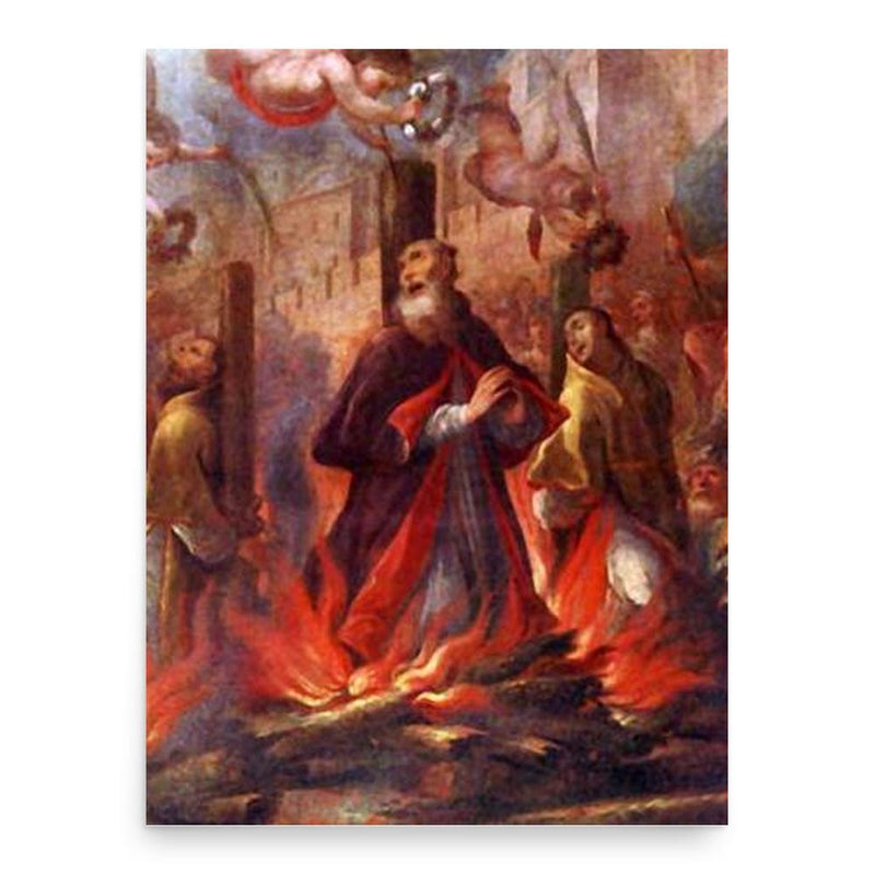 Augurius of Tarragona poster print, in size 18x24 inches.