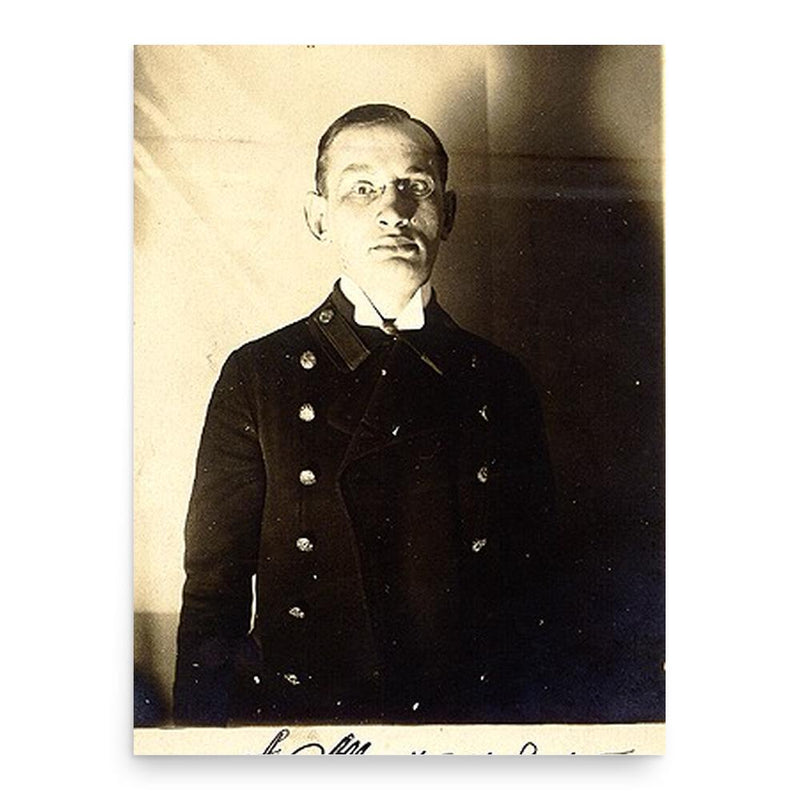 August Alle poster print, in size 18x24 inches.