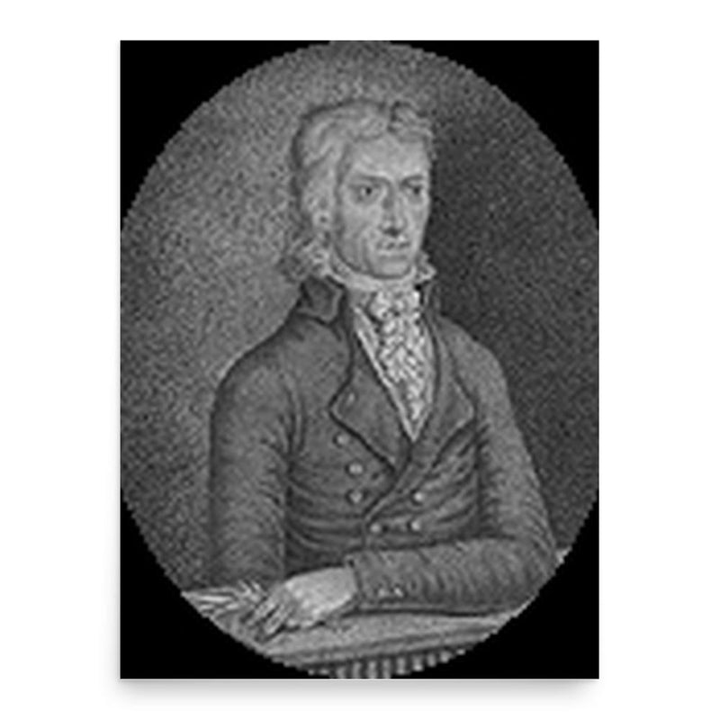 August Batsch poster print, in size 18x24 inches.