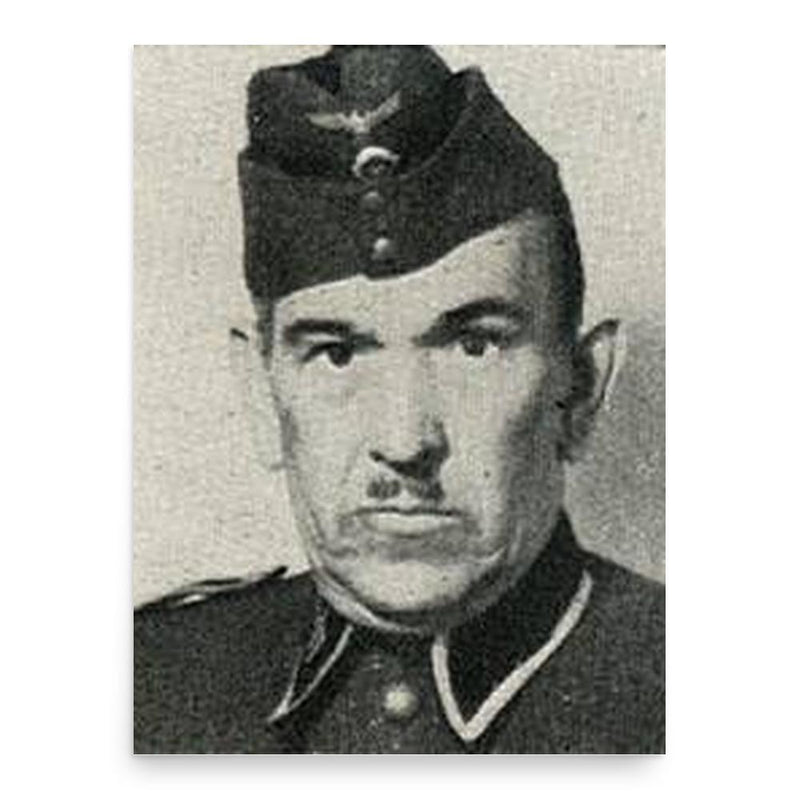 August Bogusch poster print, in size 18x24 inches.