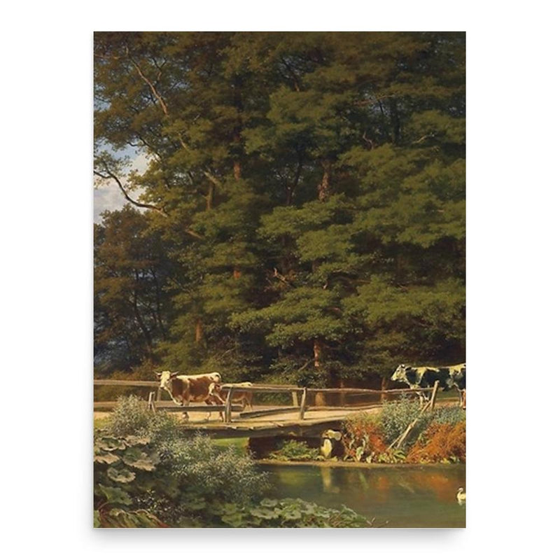 August Bromeis poster print, in size 18x24 inches.