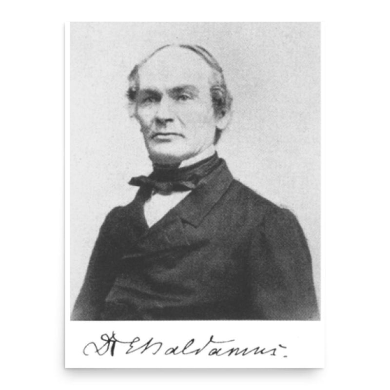 August Carl Eduard Baldamus poster print, in size 18x24 inches.