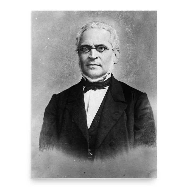 August Christian Manthey poster print, in size 18x24 inches.