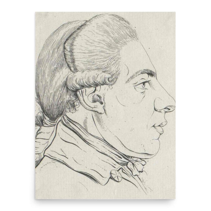 August Ferdinand Bernhardi poster print, in size 18x24 inches.