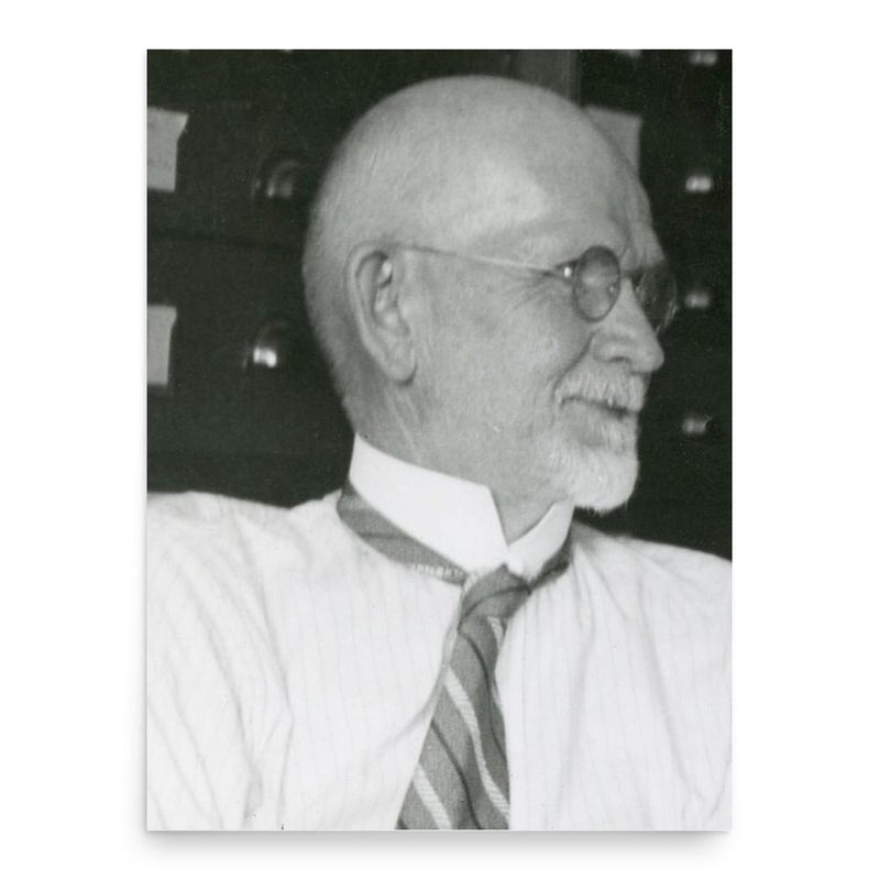 August Foerste poster print, in size 18x24 inches.