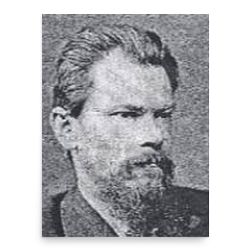 August Freund poster print, in size 18x24 inches.